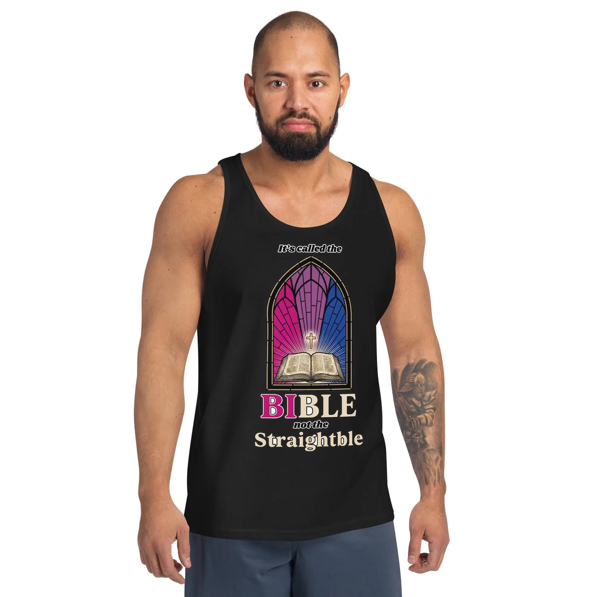 It's called the Bible not the Straightble Tank Top Orbital Clothing