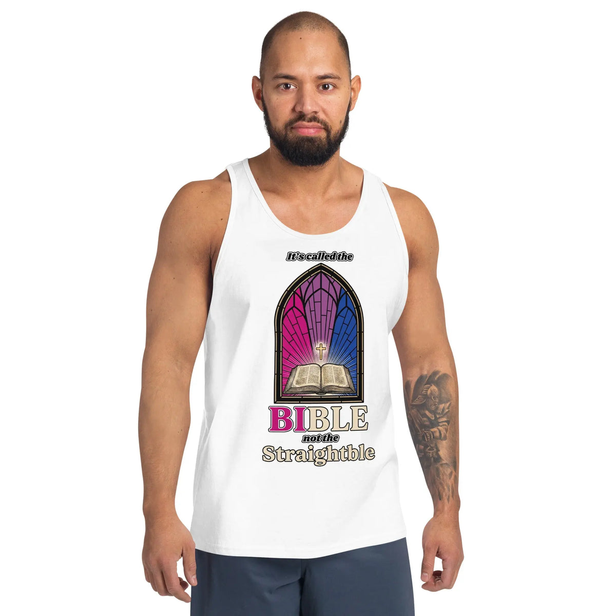 It's called the Bible not the Straightble Tank Top Orbital Clothing