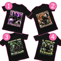 Skeleton 4 tee bundle - Black / S
