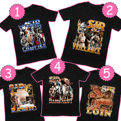 Medival 5 tee bundle - Orbital Clothing