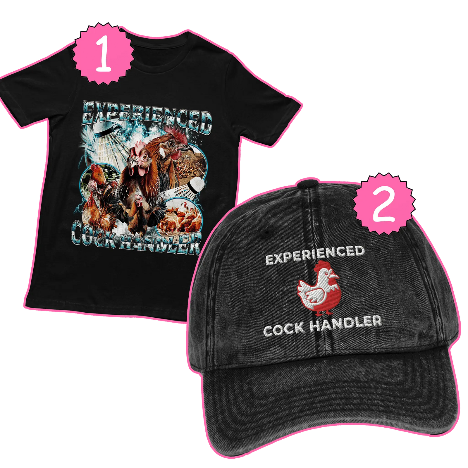 Cock handler shirt and hat bundle - Orbital Clothing