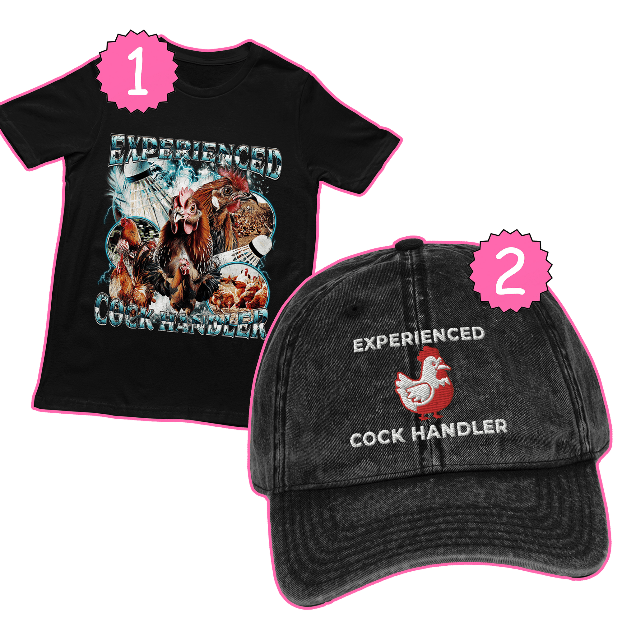 Cock handler shirt and hat bundle - Orbital Clothing