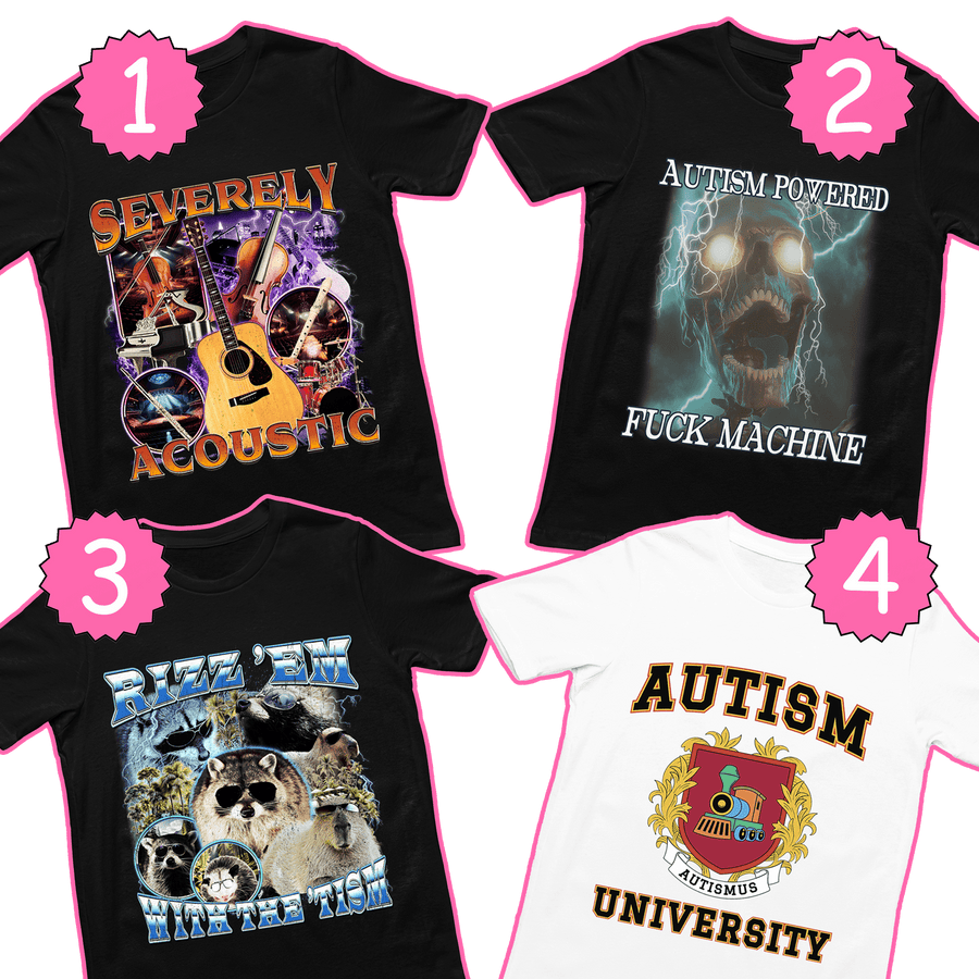 Autism 4 tee bundle - Orbital Clothing