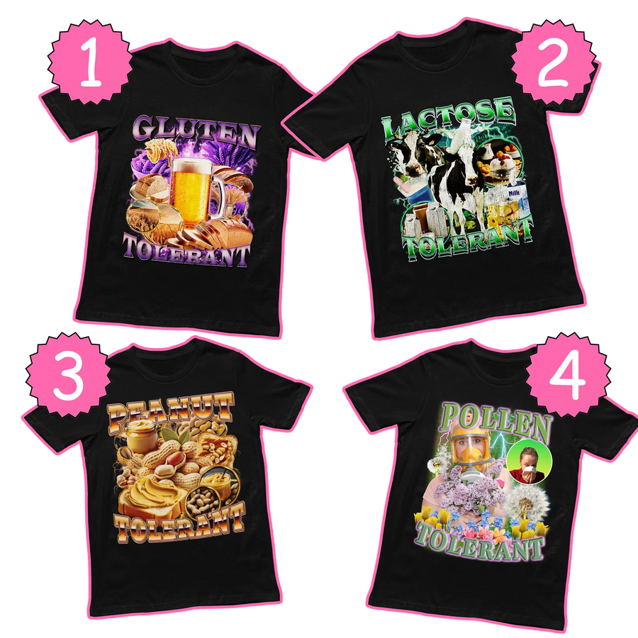 Tolerant 4 tee Bundle - Orbital Clothing