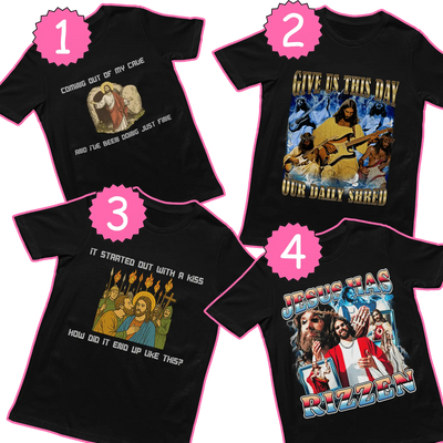 Regular Christian 4 tee Bundle - Orbital Clothing