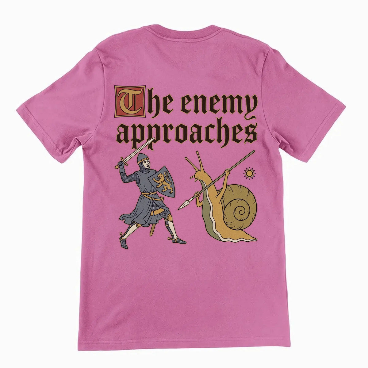 The Enemy Approaches T-Shirt (backprint) Orbital Clothing