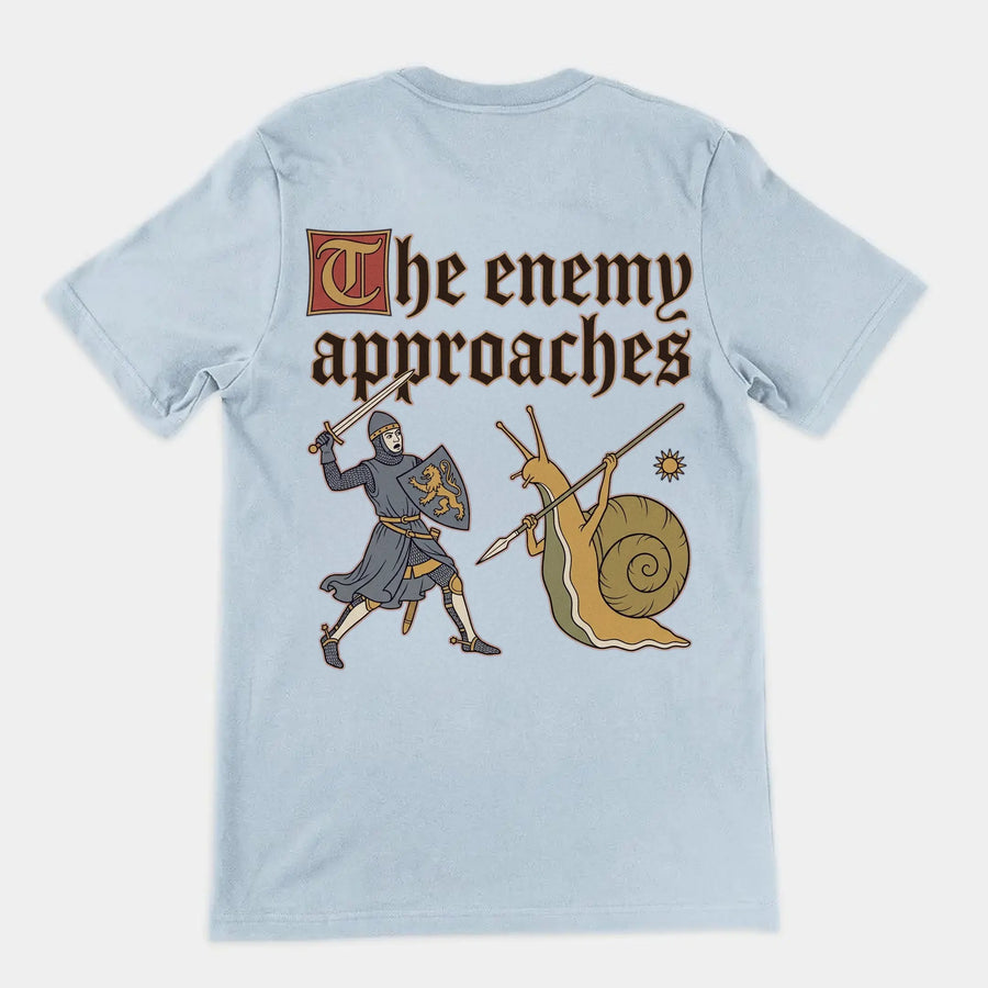 The Enemy Approaches T-Shirt (backprint) Orbital Clothing