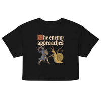 The Enemy Approaches Women’s crop top - Black / XS