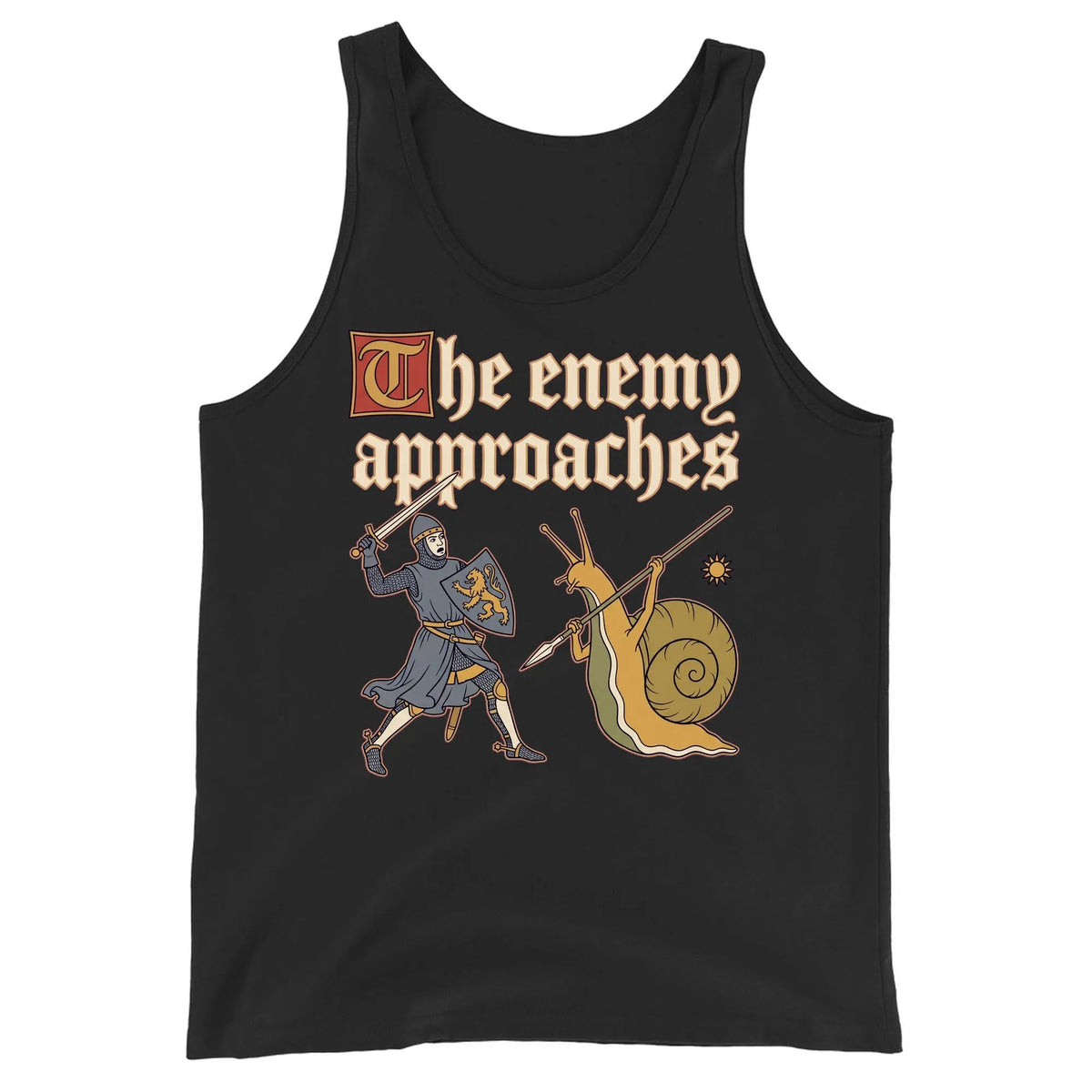 The Enemy Approaches Tank Top Orbital Clothing