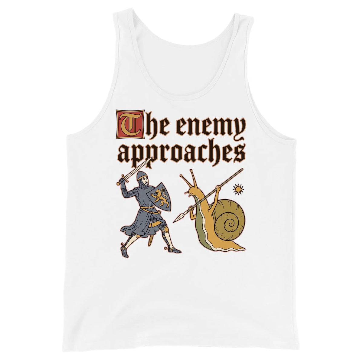 The Enemy Approaches Tank Top Orbital Clothing