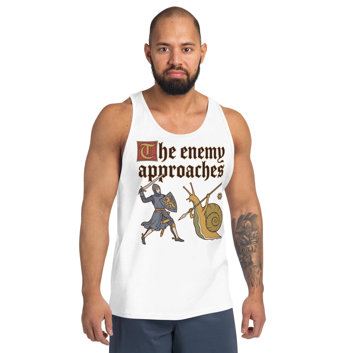 The Enemy Approaches Tank Top Orbital Clothing
