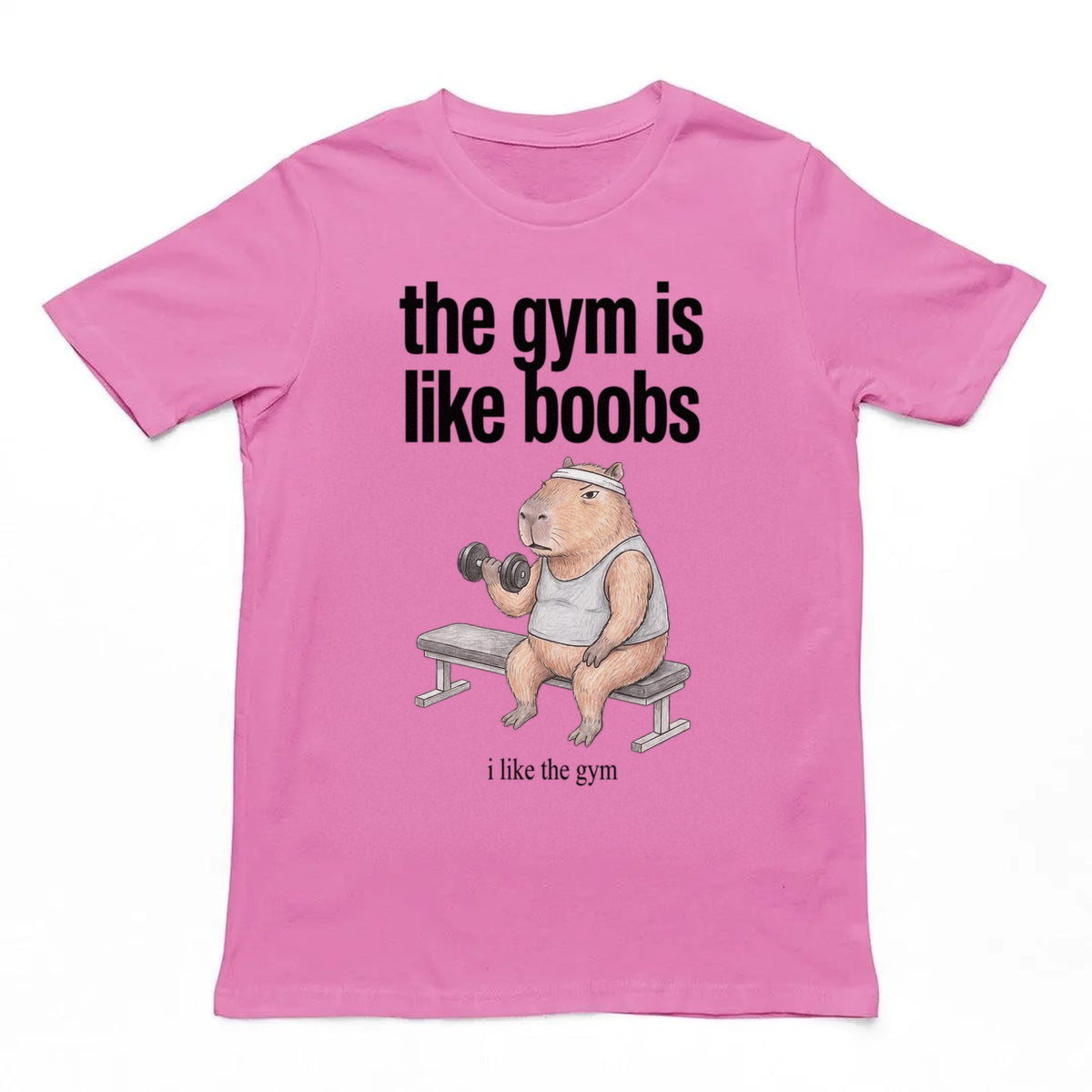 The Gym Is Like Boobs T-Shirt Orbital Clothing
