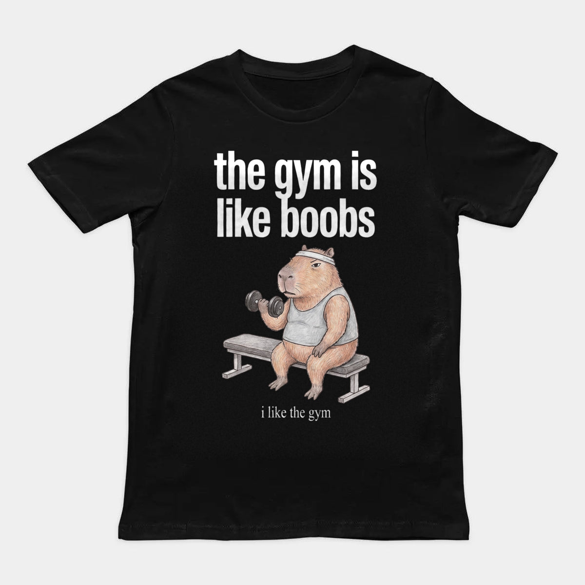The Gym Is Like Boobs T-Shirt Orbital Clothing