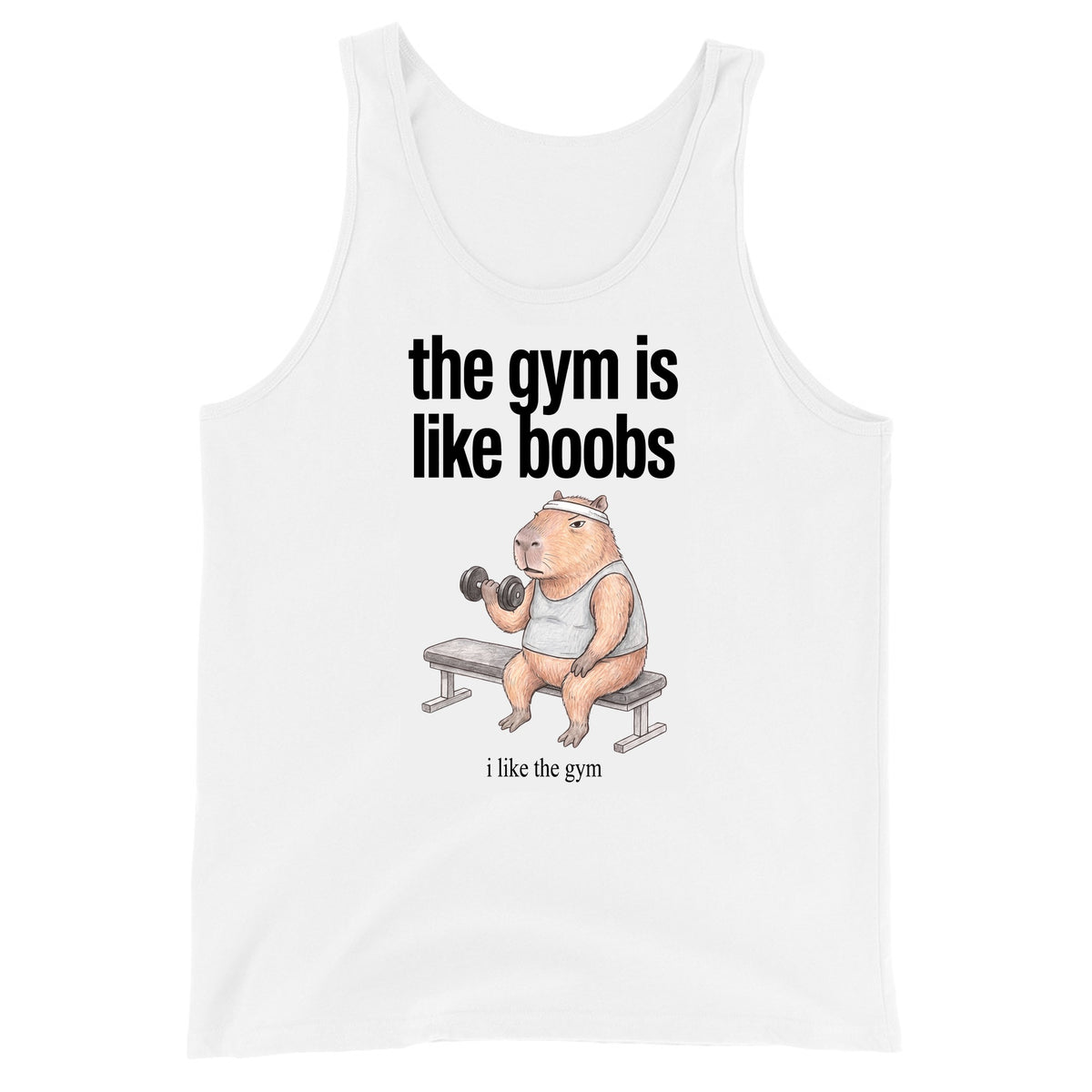 The Gym Is Like Boobs Tank Top Orbital Clothing