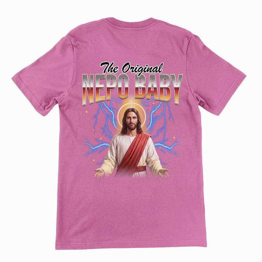 The Original Nepo Baby T-Shirt (backprint) Orbital Clothing