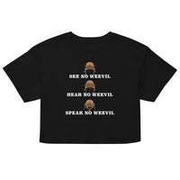 See No Weevil Women’s crop top - Black / XS