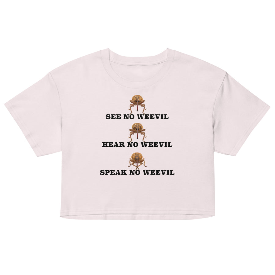 See No Weevil Women’s crop top Orbital Clothing