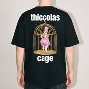 Thiccolas Cage T-Shirt (backprint)