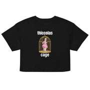 Thiccolas Cage Women’s crop top