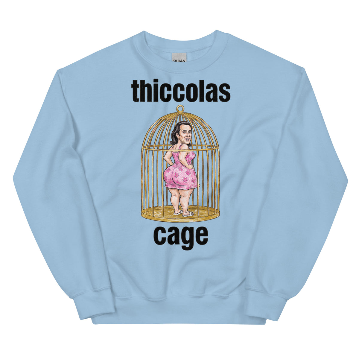 Thiccolas Cage Sweatshirt Orbital Clothing