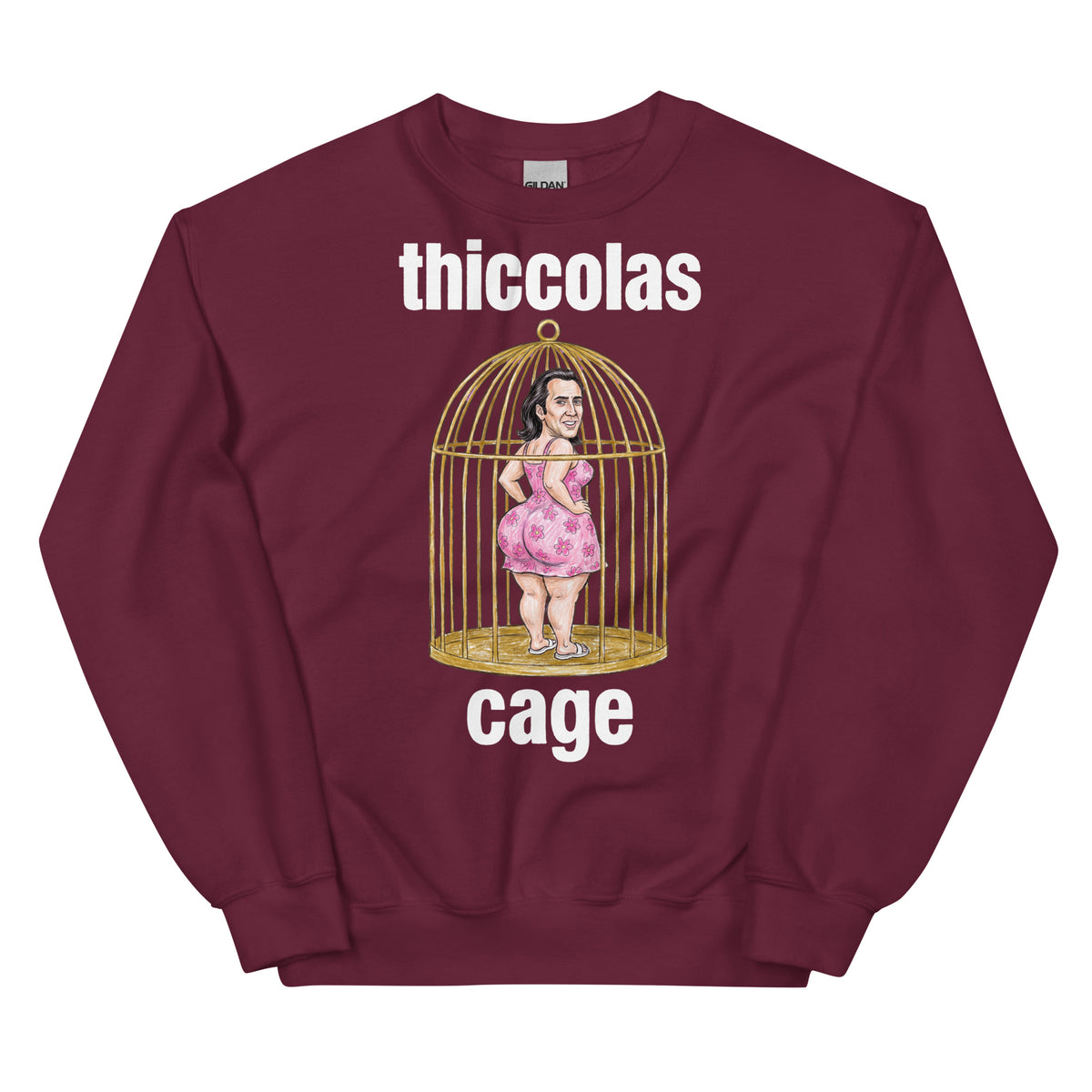 Thiccolas Cage Sweatshirt Orbital Clothing