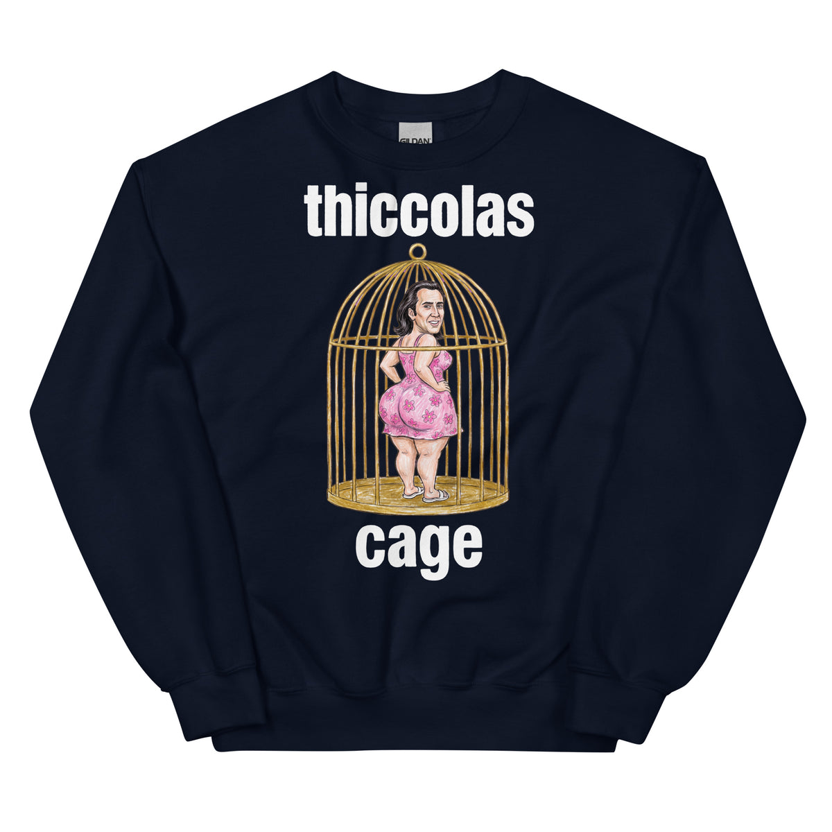 Thiccolas Cage Sweatshirt Orbital Clothing