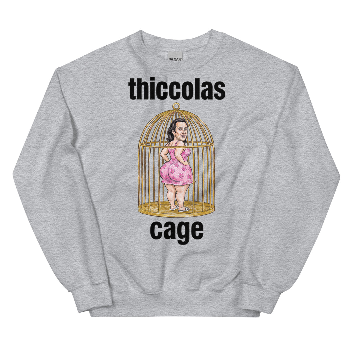 Thiccolas Cage Sweatshirt Orbital Clothing