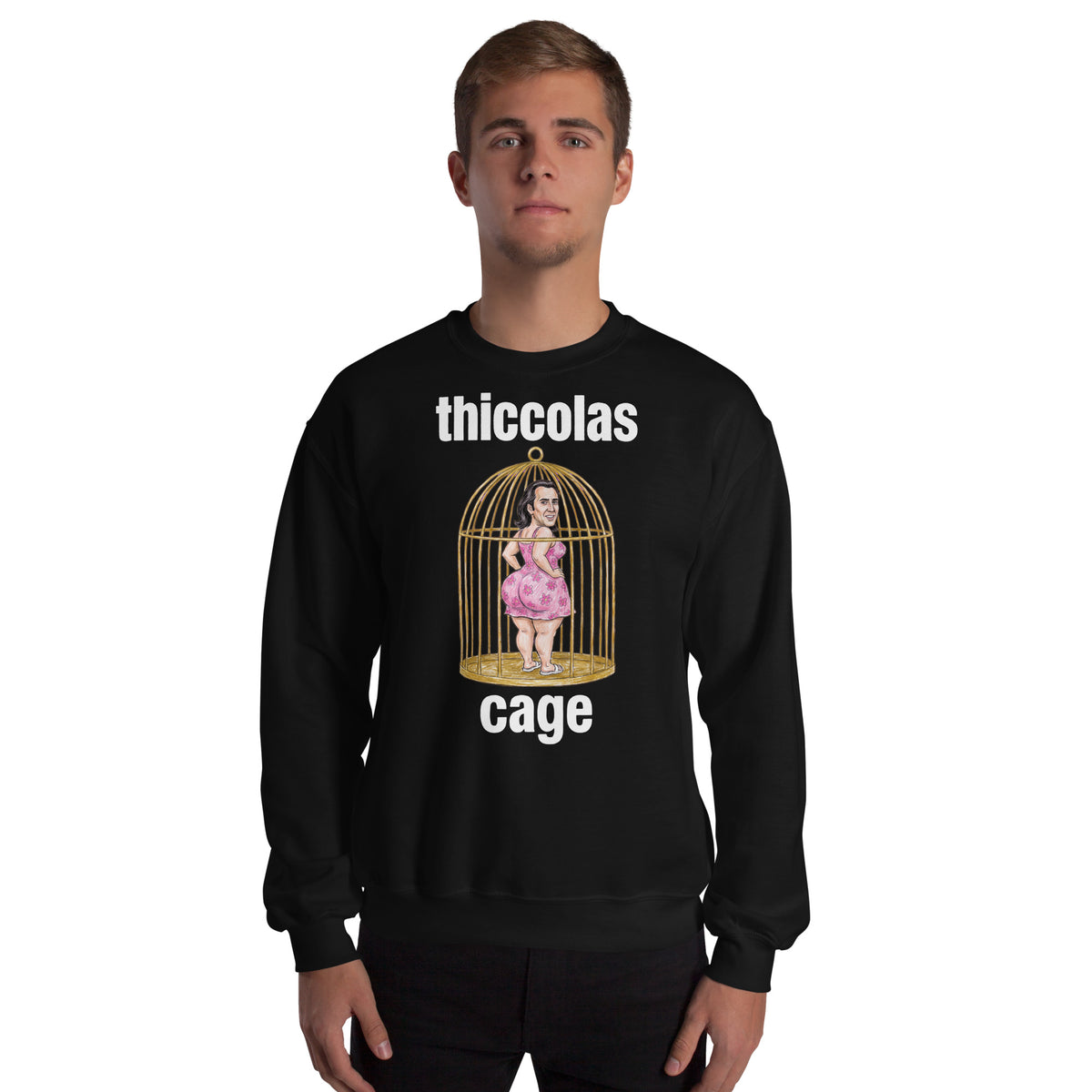 Thiccolas Cage Sweatshirt Orbital Clothing