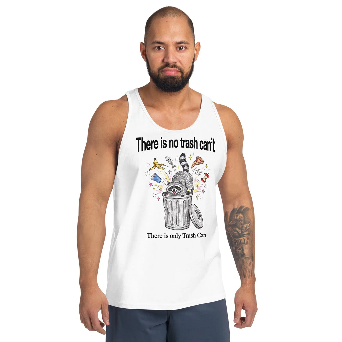 There Is No Trash Can't Tank Top Orbital Clothing