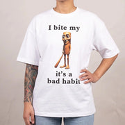 I bit my Tung it's a bad habit T-Shirt