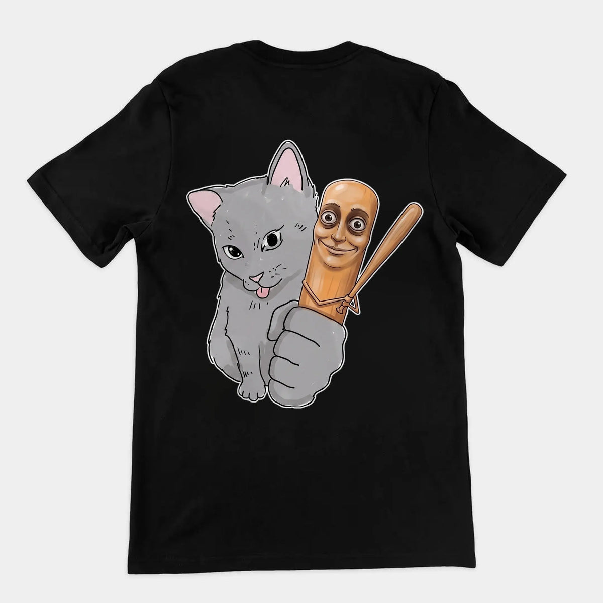 Cat Got Your Tung T-Shirt (backprint) Orbital Clothing