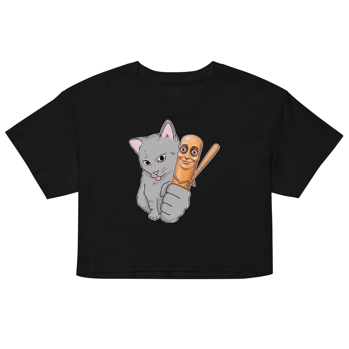 Cat Got Your Tung Women’s crop top Orbital Clothing