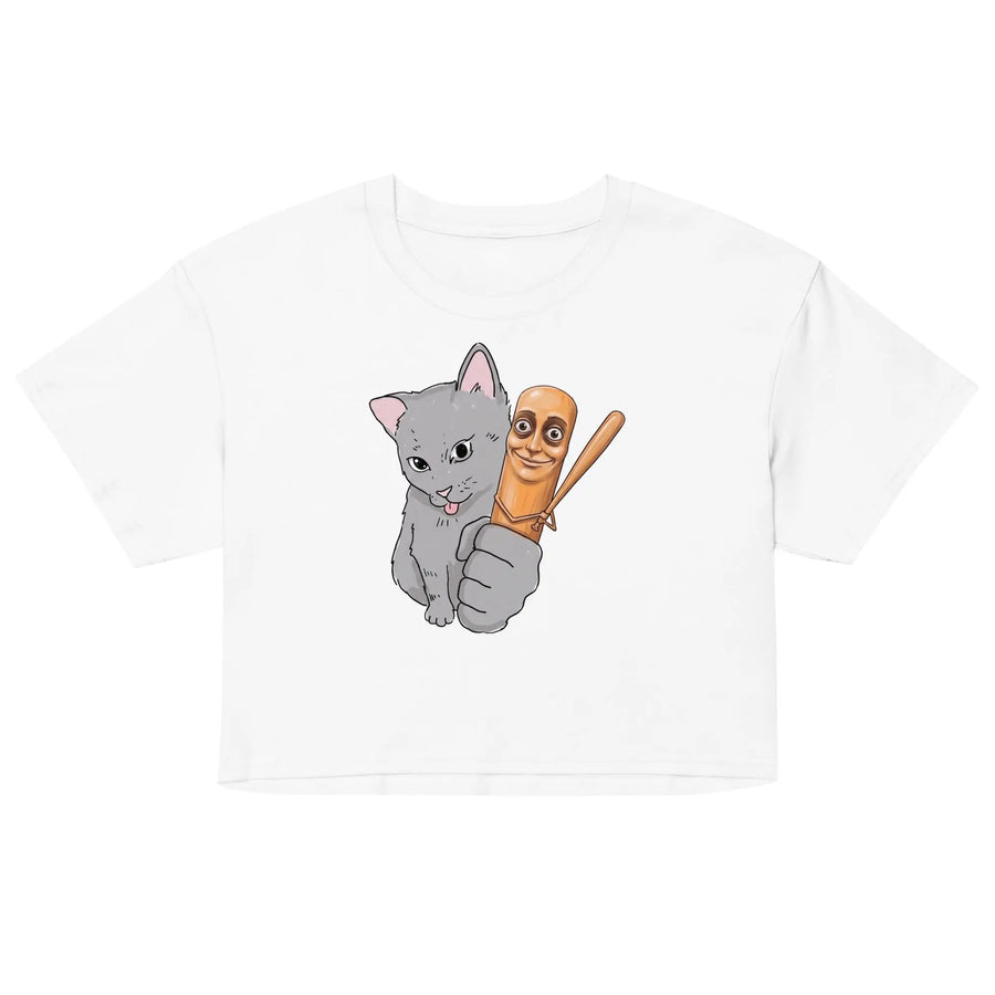 Cat Got Your Tung Women’s crop top Orbital Clothing