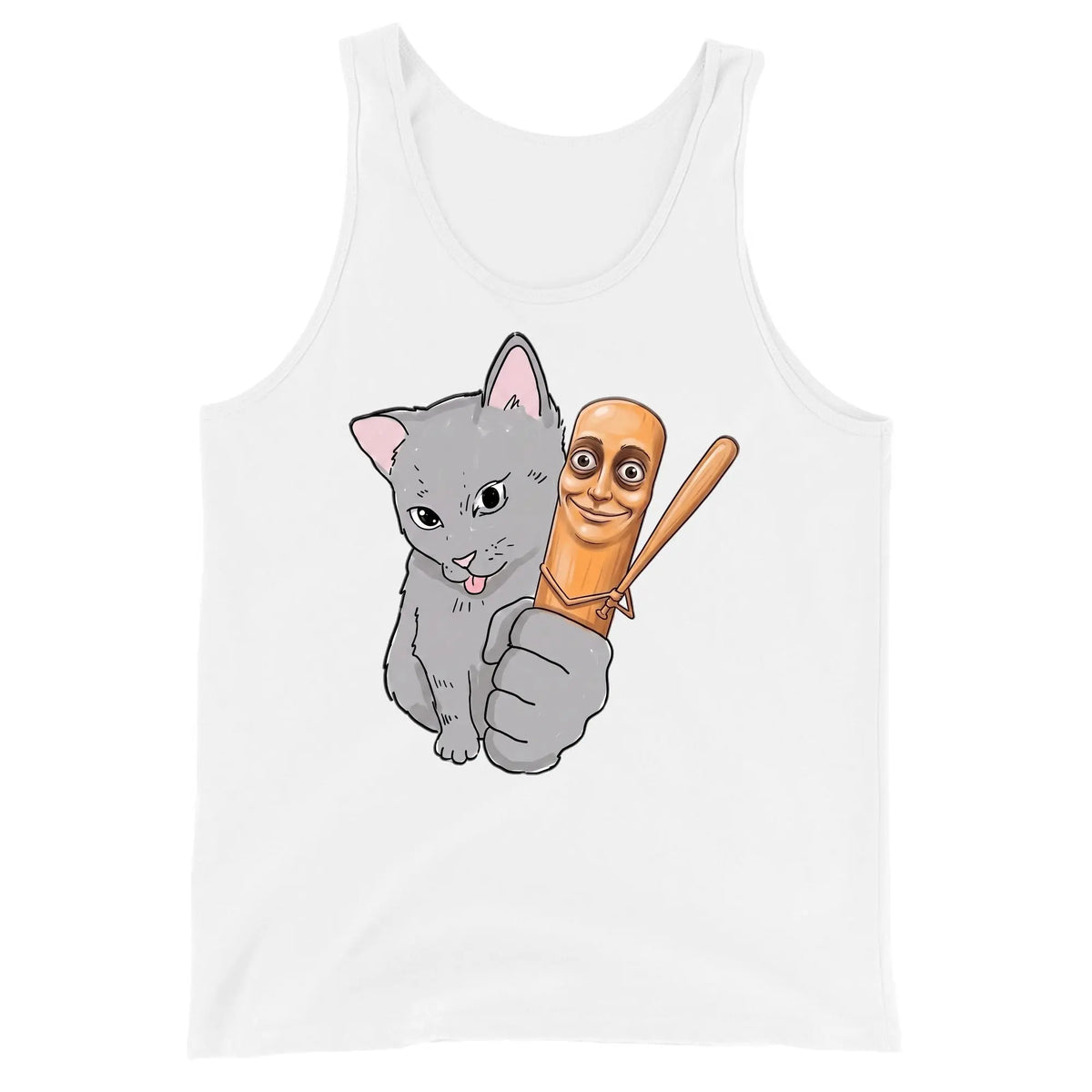 Cat Got Your Tung Tank Top Orbital Clothing