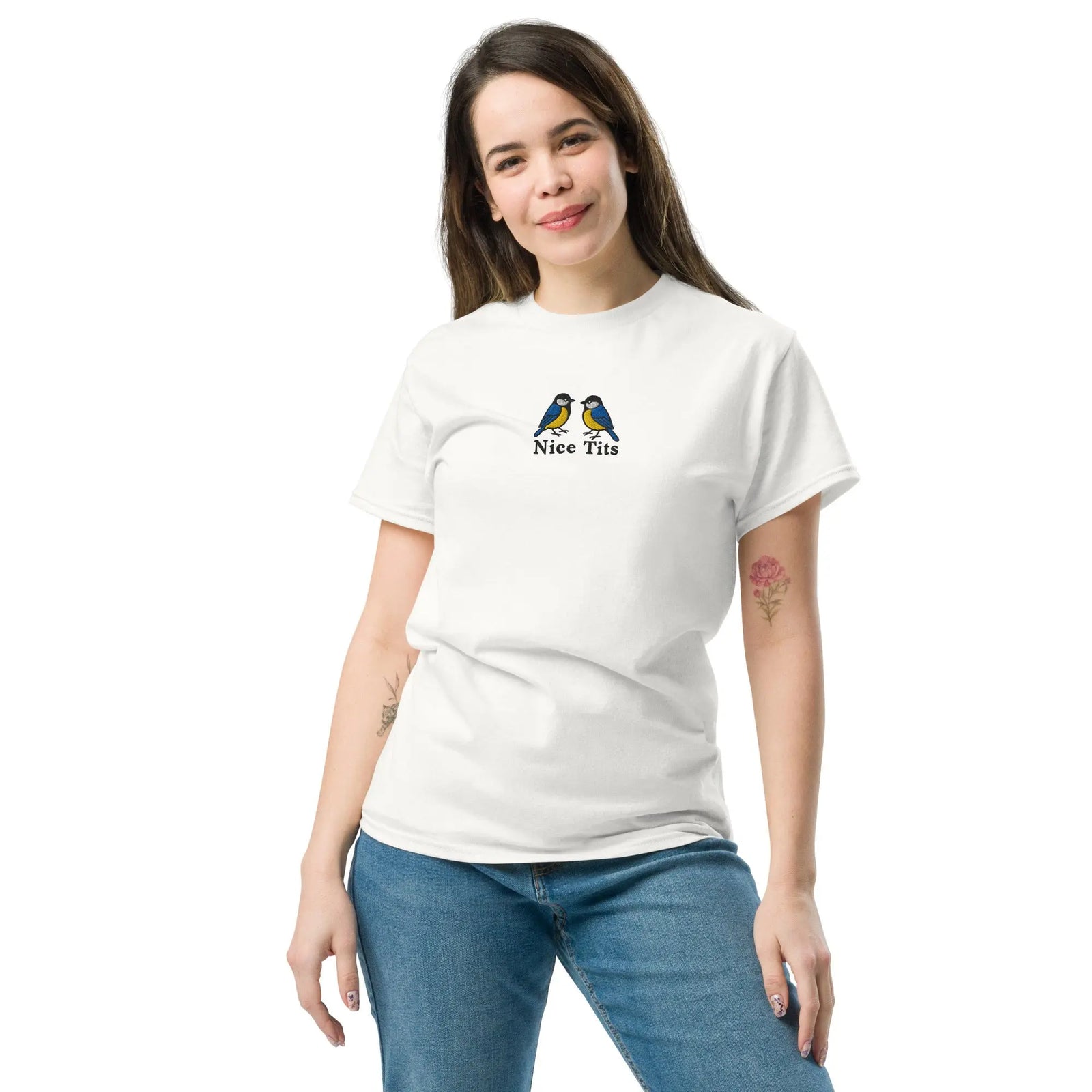 Nice Tits (embroidered) T-Shirt Orbital Clothing