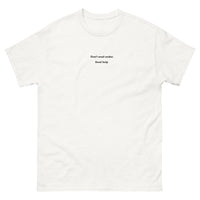 Don't send nudes send help T-Shirt (Embroidered)