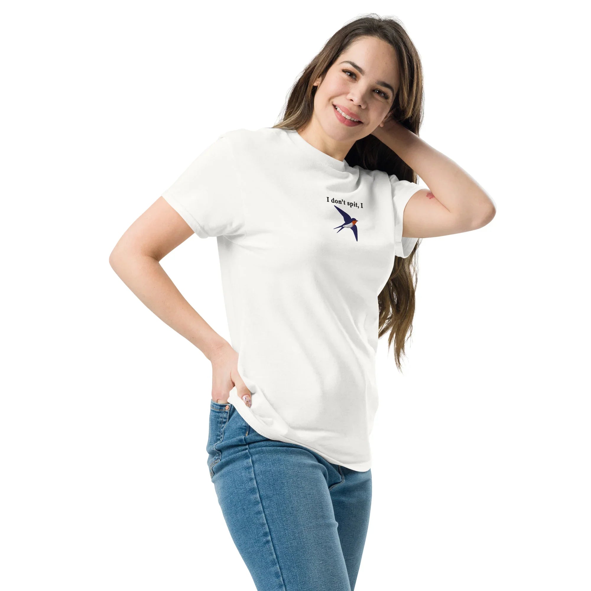 I don't spit, I swallow (embroidered) T-Shirt - Orbital Clothing