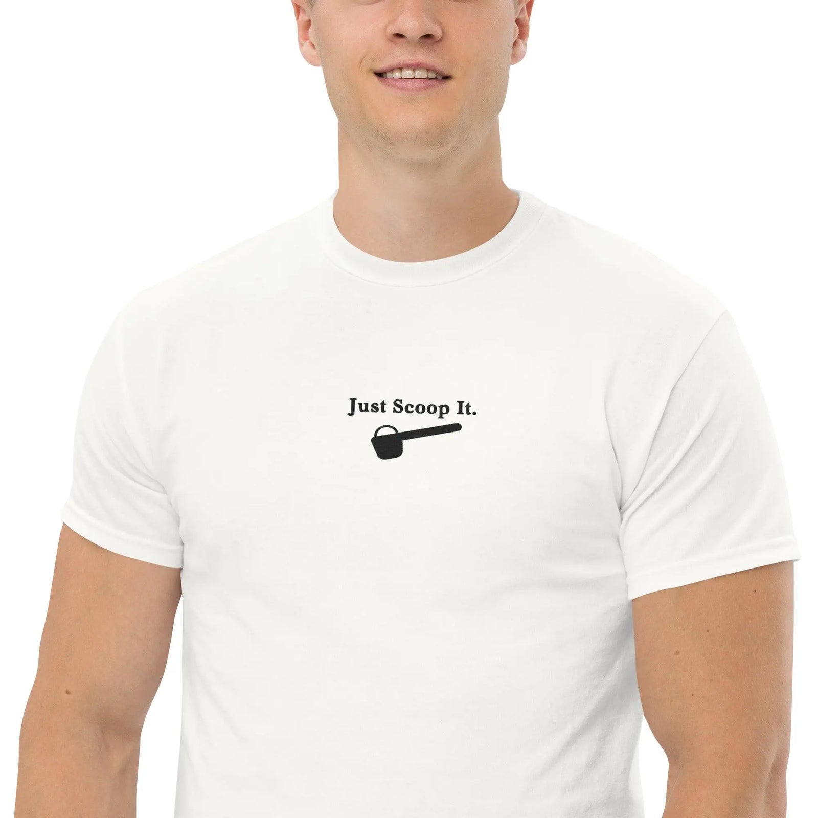 Just Scoop It (embroidered) T-Shirt - Orbital Clothing