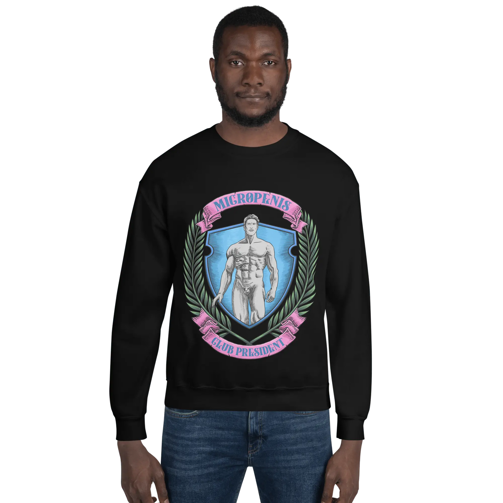 Micro Penis Club President Sweatshirt - Orbital Clothing