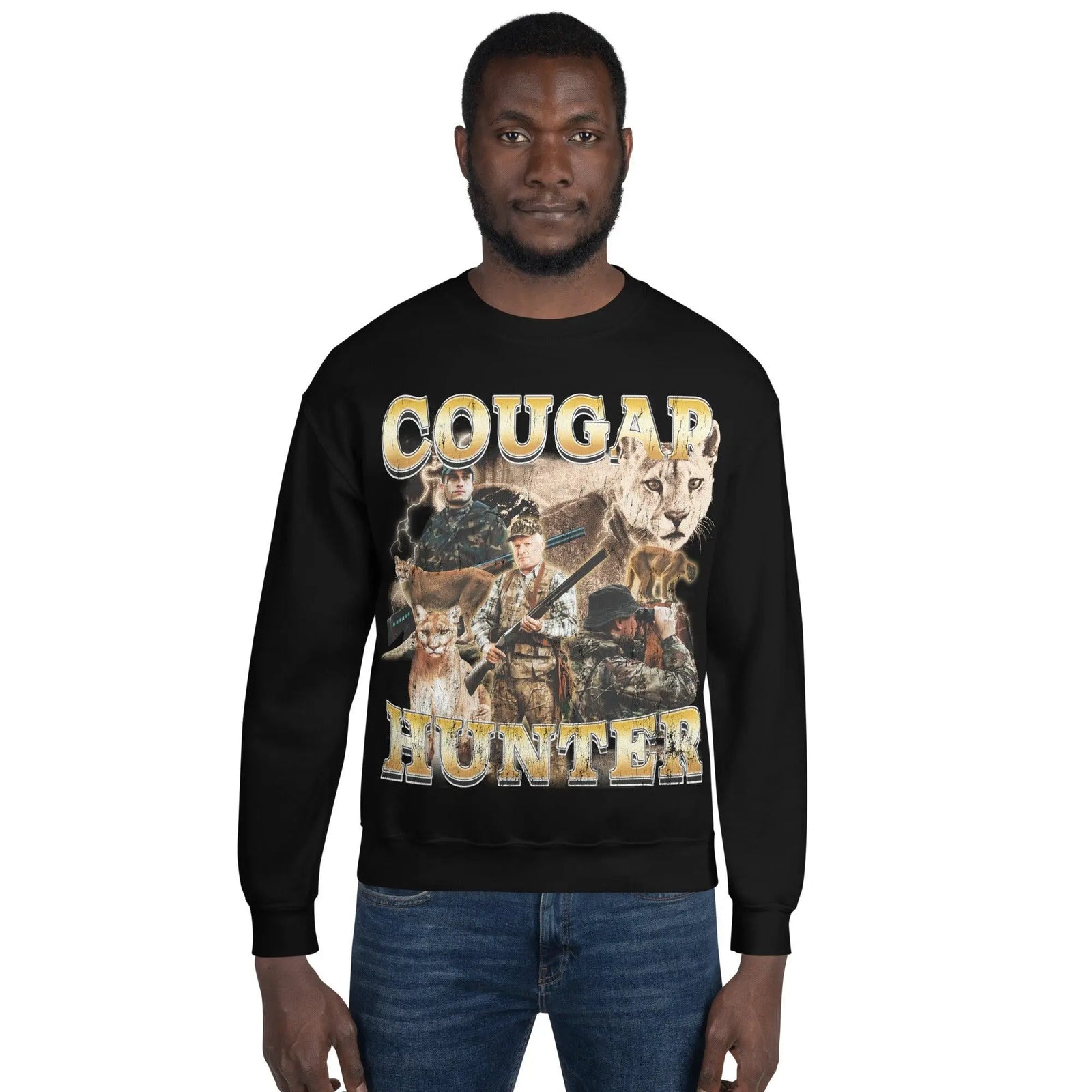 Cougar Hunter Sweatshirt - Orbital Clothing