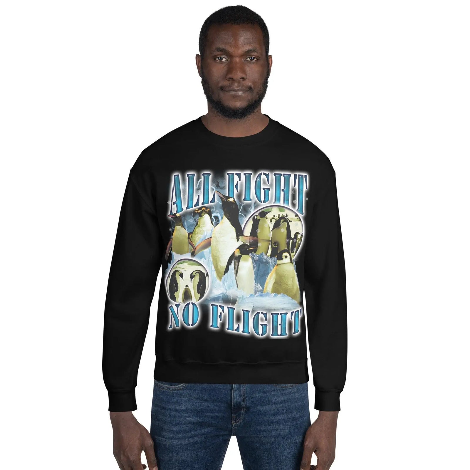 All Fight No Flight Sweatshirt - Orbital Clothing