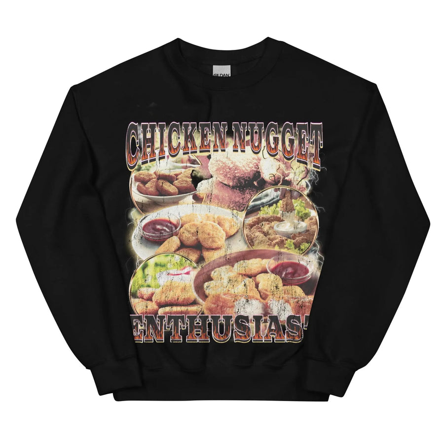 Chicken Nugget Enthusiast sweatshirt - Orbital Clothing