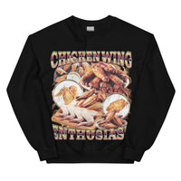 Kippenvleugel Enthusiast Sweatshirt - Zwart / S