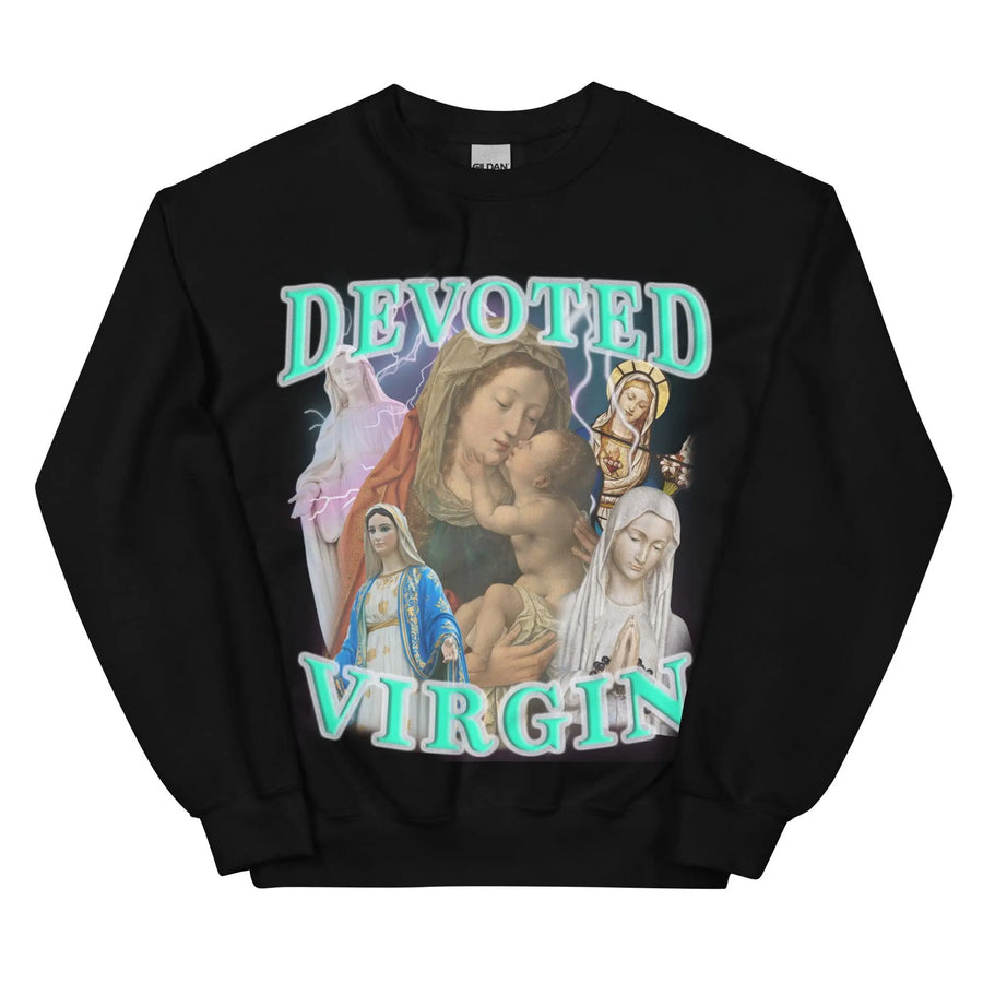 Devoted Virgin Sweatshirt - Orbital Clothing