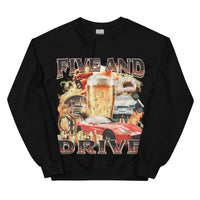 Five and Drive Sweatshirt - Schwarz / S