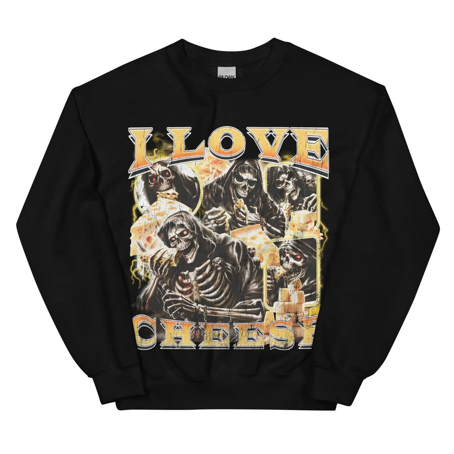 I Love Cheese Sweatshirt - Orbital Clothing