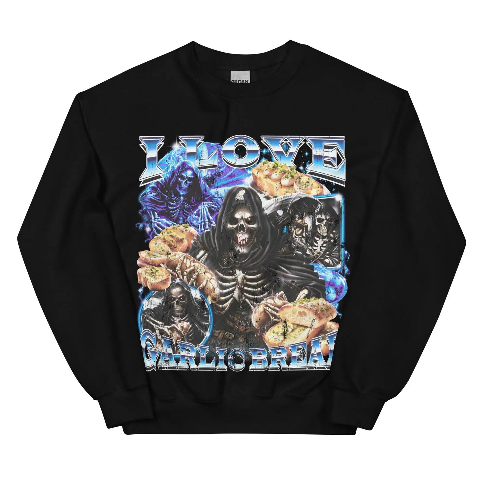 I Love Garlic Bread Sweatshirt - Orbital Clothing