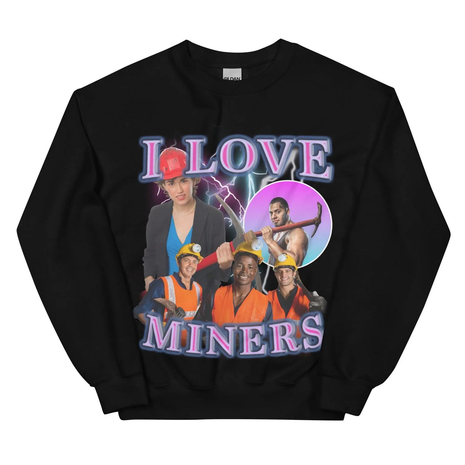I Love Miners Sweatshirt - Orbital Clothing