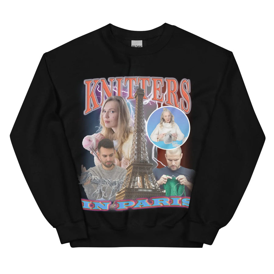 Knitters in Paris Sweatshirt - Orbital Clothing