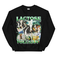 Lactose Tolerant (Updated Design!) Sweatshirt - Black / S